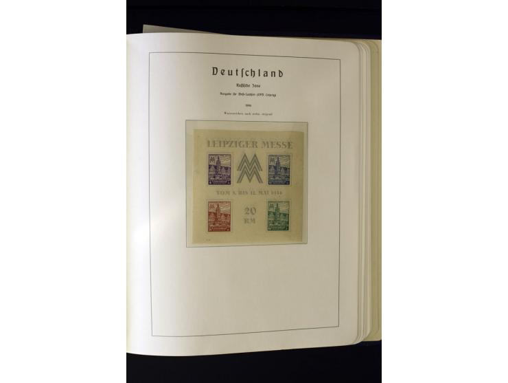 1945/49, postfrische und ungebrauchte Sammlung mit u.a. Mi.-Nr. 41, 80X, 150-55X, Bl.1x (2), 1x KLB, 2x, 2t (2), 2S, 4 (2), 5