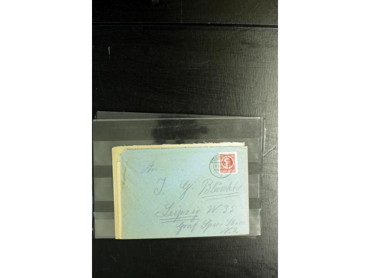 1945/46, postfrische, ungebrauchte und gestempelte Partie mit guten Ausgaben wie Mi.-Nr. 95AXar gestempelt (Fotoattest Jasch 
