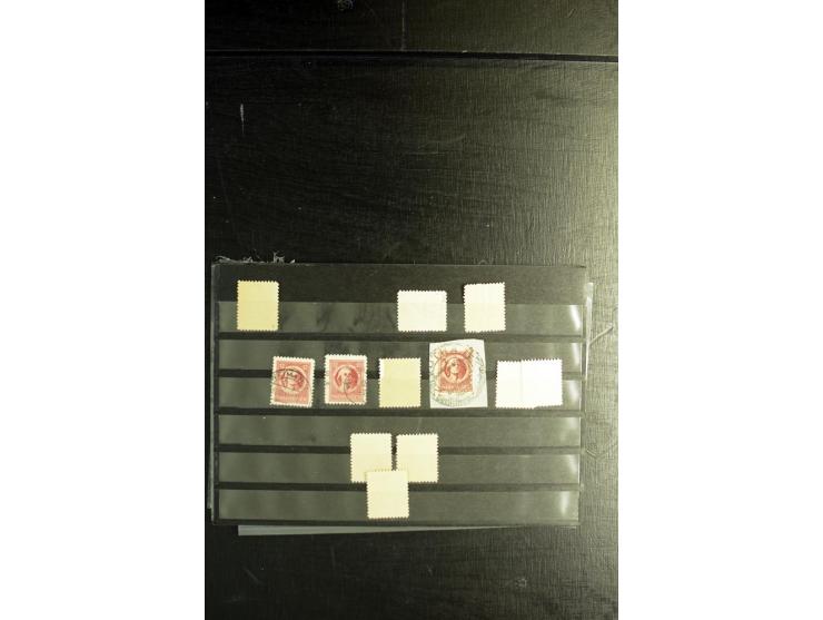 1945/46, postfrische, ungebrauchte und gestempelte Partie mit guten Ausgaben wie Mi.-Nr. 95AXar gestempelt (Fotoattest Jasch 