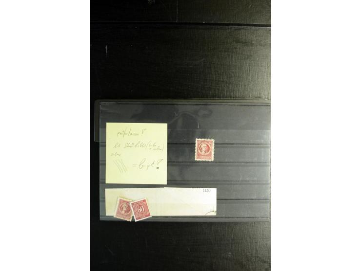 1945/46, postfrische, ungebrauchte und gestempelte Partie mit guten Ausgaben wie Mi.-Nr. 95AXar gestempelt (Fotoattest Jasch 