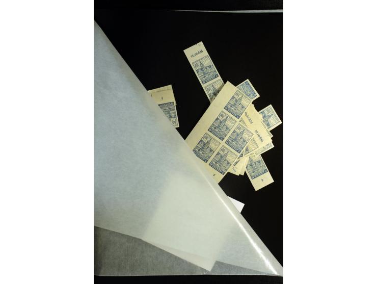 1946, Leipziger Messe, postfrischer Bestand, dabei Bogen, Bogenteile und Einheiten, u.a. Mi.-Nr. 162/65By (48) etc. (Mi.-Nr. 