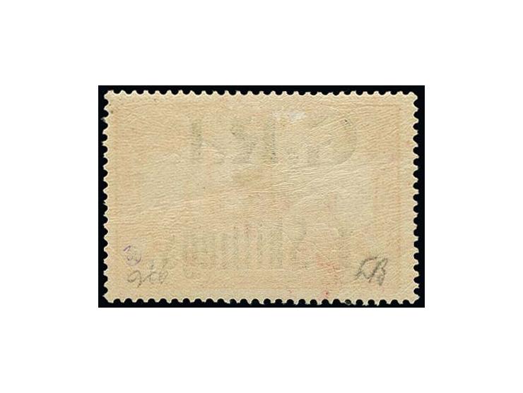 1 Shillings.on 1 m., unused, large part o.g., very fine and fresh, certificate BPA (2014)