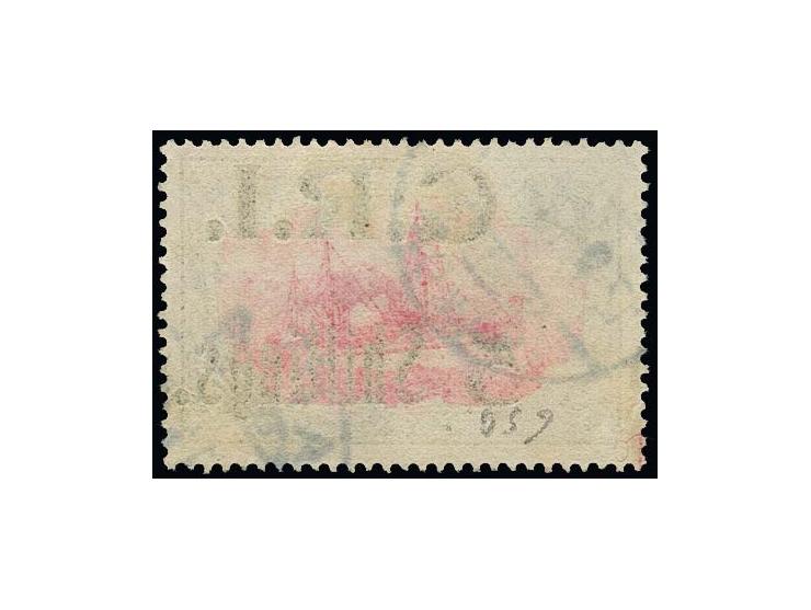5 Shillings. on 5 m., used, fine, certificate BPA (2014)