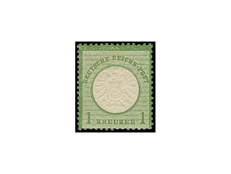 1 Kr. dunkelgrün, postfrisch, Pracht, Fotobefund Hennies BPP (Mi. 1.500,-)