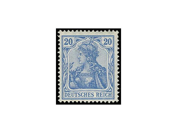 20 Pfg. hellblau, postfrische, tadellos, sign. und Fotoattest Jäschke BPP (Mi. 1.000,-)