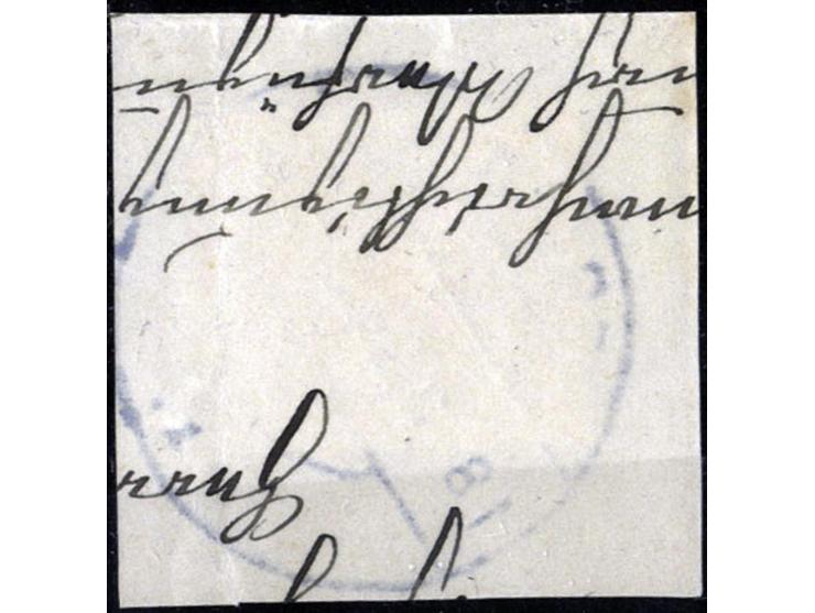 1889, "BERLIN C. I 16.3.89", großer Kreisstegstempel (Versuchsstempel) klar auf R-Postsachen-Briefvorderseite, dazu klarer Ab