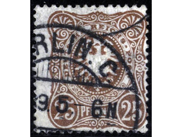 1889, "BERLIN C. I 16.3.89", großer Kreisstegstempel (Versuchsstempel) klar auf R-Postsachen-Briefvorderseite, dazu klarer Ab