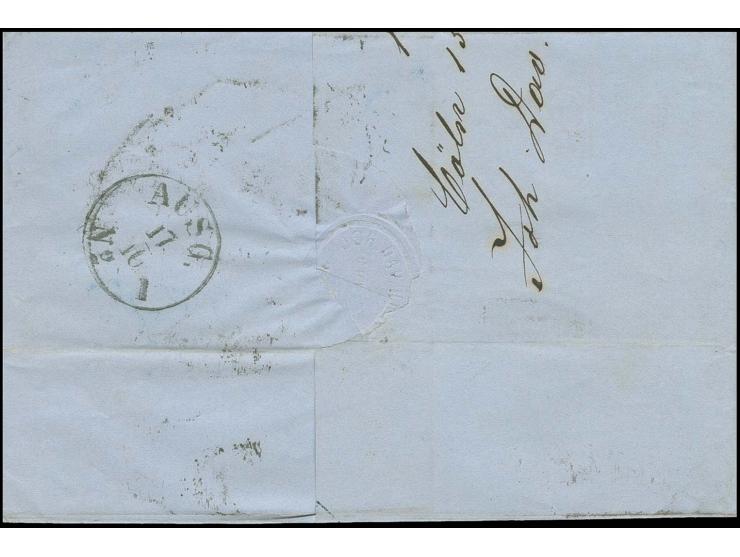 "COELN 15 10 70 7-8N.", der seltene Reserve-Stempel jeweils sauber auf 2 Stück NDP 2 Gr. gezähnt und zusätzlich nebengesetzt 