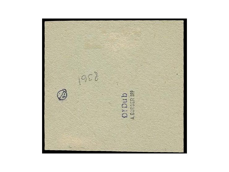 3 Pfg. braun mit Stempel "ROHRBACH b. ST. INGBERT 11 APR. 20" auf kleinem Briefstück, tadellos, u.a. sign. Burger BPP und Fot