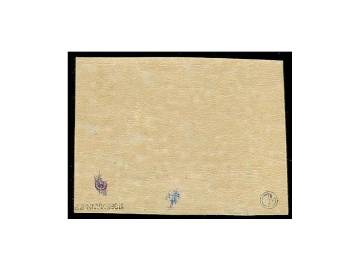 1922, 75 C., ungezähnt vom linken Rand, postfrisch, 3 private Signaturen und Fotoattest Geigle BPP (Mi. 1.200,-)