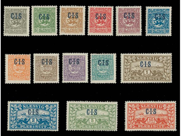 2½ Pfg.-10 M. kpl. postfrisch, tadellos, die Papierunebenheiten sind herstellungsbeding, Fotoattest Gruber BPP (Mi. 4.500,-)