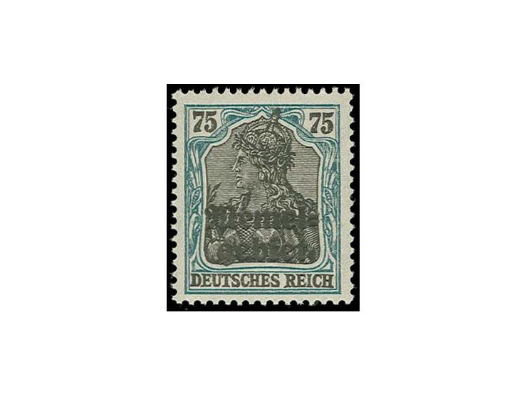 75 Pfg. schwärzlichgrünblau/grünschwarz, postfrisch, Kabinett, Fotobefund Huylmans BPP