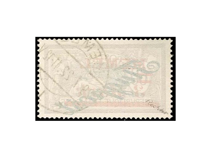 1922, Flugpost 3 M. sauber gestempelt, tadellos, Fotoattest Erdwien BPP