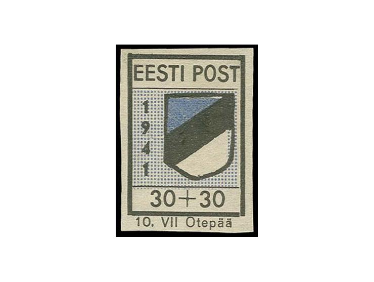 30 K. Type I, ungezähnt, postfrisch, tadellos, u.a. sign. Krischke BPP und Fotoattest Klein BPP