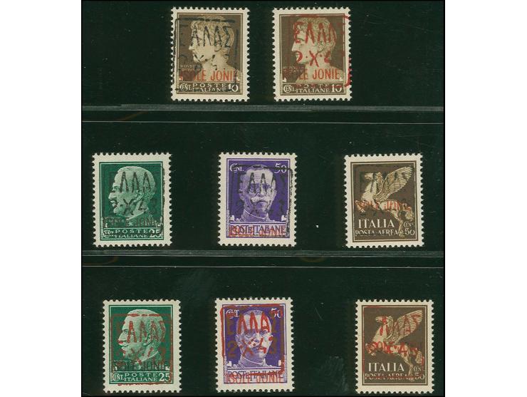 10-50 C., je mit schwarzem und rotem Aufdruck, postfrisch kpl., sign. Drossos (Mi. 1.980,-)