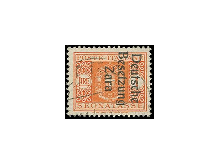 1 L. gestempelt, tadellos, Fotoattest Krischke BPP (Mi. 1.200,-)
