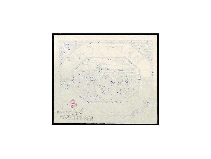 1945, Hela blau, ungebraucht, tadellos, Fotoattest Gabisch BPP