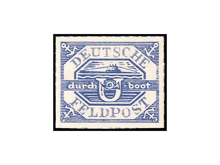 1945, Hela blau, ungebraucht, tadellos, Fotoattest Gabisch BPP