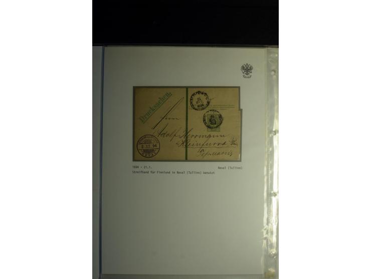 Postformulare und Telegramme: 1877/1917, interessante Sammlung von 7 Postquittungen, zwei Telegrammen und zwei offenen Dienst