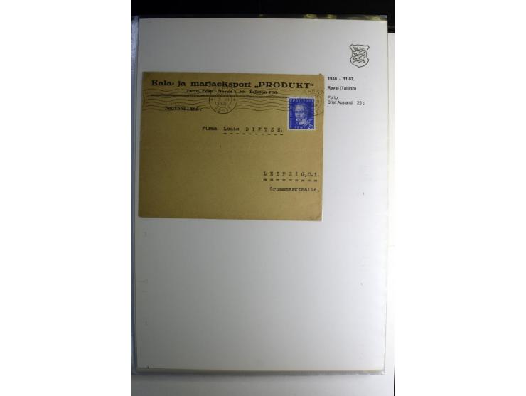 1918/40, sehr schöne vierbändige Sammlung mit Farben, Einheiten, Plattenfehler, Zwischenstegpaaren, Mi.-Nr. 10K, gute Flugpos