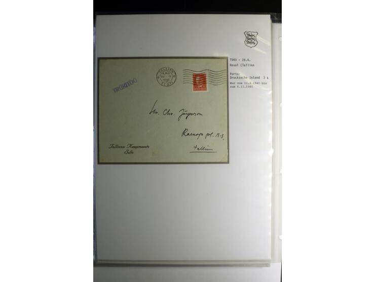 1918/40, sehr schöne vierbändige Sammlung mit Farben, Einheiten, Plattenfehler, Zwischenstegpaaren, Mi.-Nr. 10K, gute Flugpos