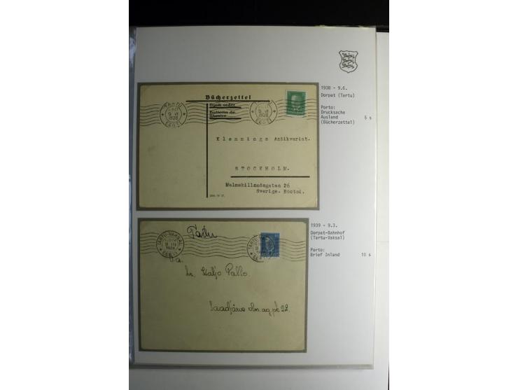 1918/40, sehr schöne vierbändige Sammlung mit Farben, Einheiten, Plattenfehler, Zwischenstegpaaren, Mi.-Nr. 10K, gute Flugpos