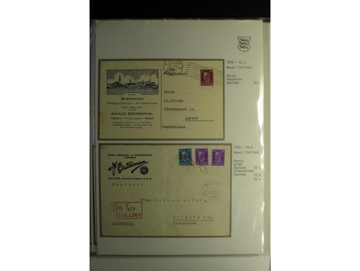 1918/40, sehr schöne vierbändige Sammlung mit Farben, Einheiten, Plattenfehler, Zwischenstegpaaren, Mi.-Nr. 10K, gute Flugpos