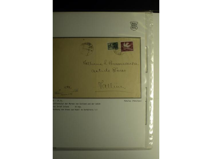 1918/40, sehr schöne vierbändige Sammlung mit Farben, Einheiten, Plattenfehler, Zwischenstegpaaren, Mi.-Nr. 10K, gute Flugpos