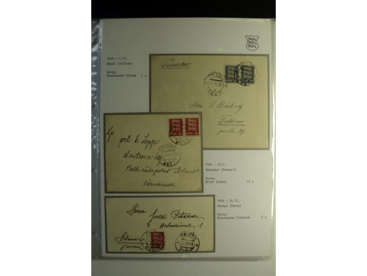 1918/40, sehr schöne vierbändige Sammlung mit Farben, Einheiten, Plattenfehler, Zwischenstegpaaren, Mi.-Nr. 10K, gute Flugpos