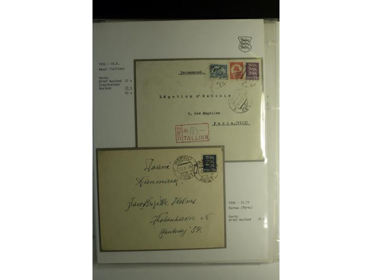 1918/40, sehr schöne vierbändige Sammlung mit Farben, Einheiten, Plattenfehler, Zwischenstegpaaren, Mi.-Nr. 10K, gute Flugpos