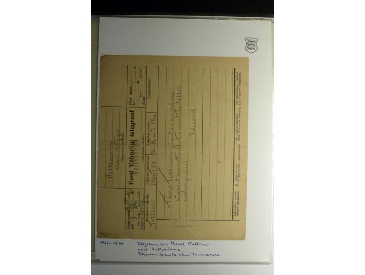 GANZSACHEN/FORMULARE: 1923/40, interessante Sammlung von über 60 Stücken, dabei verschiedene Stempel, Zufrankaturen, bessere 
