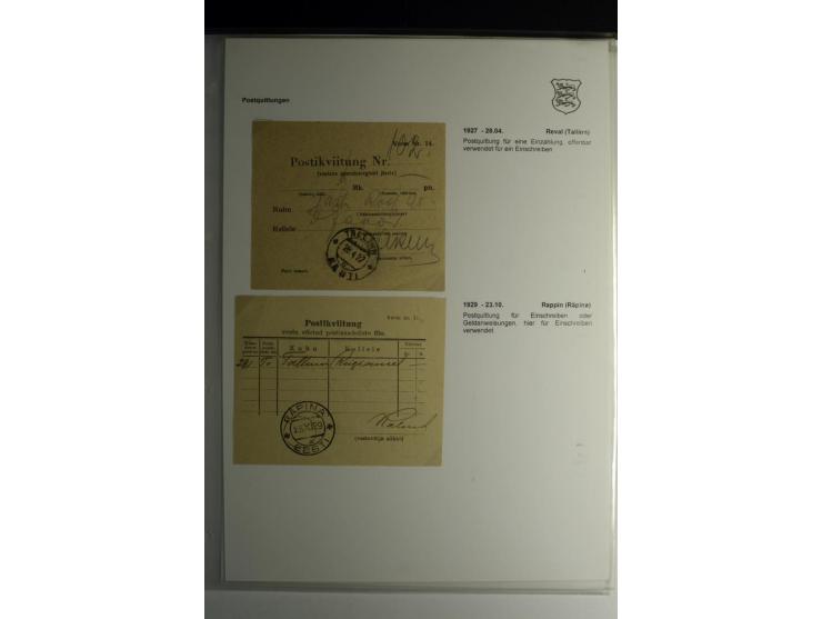 GANZSACHEN/FORMULARE: 1923/40, interessante Sammlung von über 60 Stücken, dabei verschiedene Stempel, Zufrankaturen, bessere 