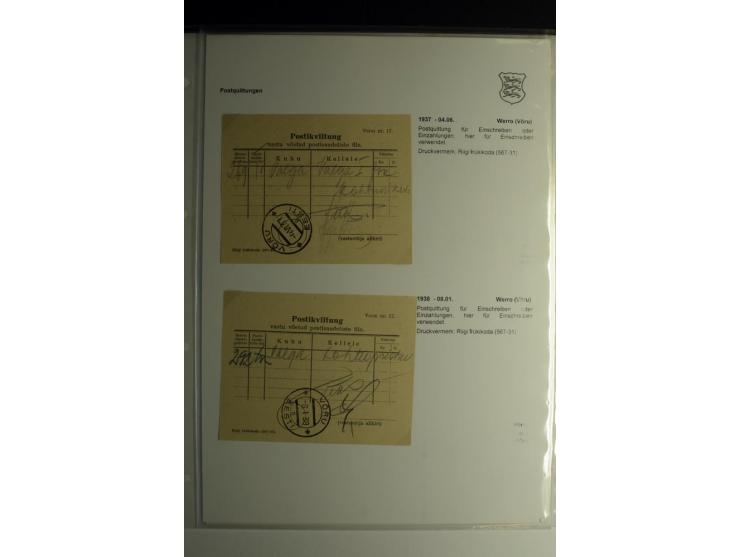 GANZSACHEN/FORMULARE: 1923/40, interessante Sammlung von über 60 Stücken, dabei verschiedene Stempel, Zufrankaturen, bessere 