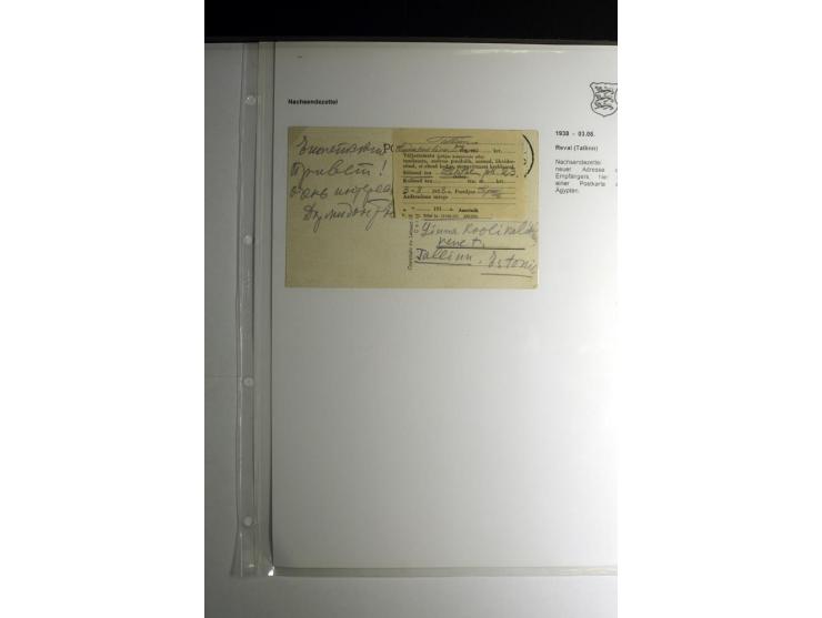 NACHGEBÜHR: 1919/39, über 20 Briefe und Karten, dabei unfrankierte Post, nicht anerkannte Wertzeichen, Nachgebühr auf Bahnpos