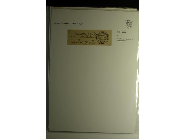 STEMPELSAMMLUNG: AIGNA bis ZIEGELSKOPPEL, über 150 Briefe, Karten bzw. wenige Paketkartenabschnitte, außerdem drei Briefe bzw