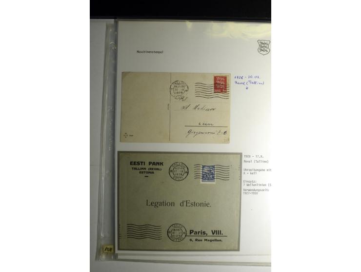MASCHINEN-STEMPEL: 1920/39, 30 Briefe und Karten, dabei diverse Werbezusätze wie "Adresse immer vollständig angeben", "10. Sä