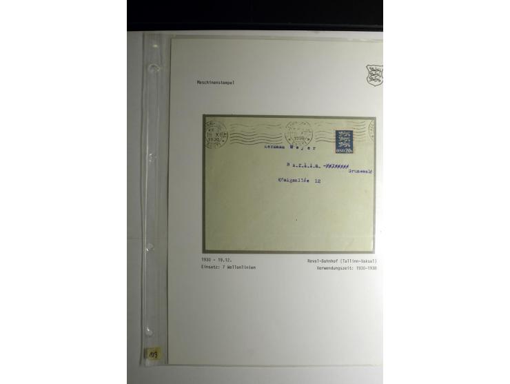 MASCHINEN-STEMPEL: 1920/39, 30 Briefe und Karten, dabei diverse Werbezusätze wie "Adresse immer vollständig angeben", "10. Sä