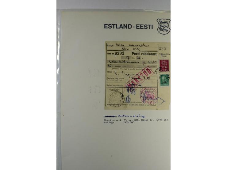 ZENSUR: 1918/40, hochinteressante Sammlung von über 50 Briefen und Karten, dabei verschiedene Zensurstempel und Verschlußband