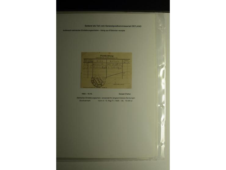 BESONDERHEITEN: 1942/44, kleine Sammlung dabei Benachrichtigungsformular, Briefbundzettel, drei Telefonrechnungen des Fernspr