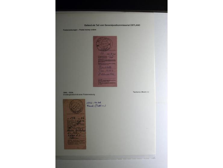 BESONDERHEITEN: 1942/44, kleine Sammlung dabei Benachrichtigungsformular, Briefbundzettel, drei Telefonrechnungen des Fernspr