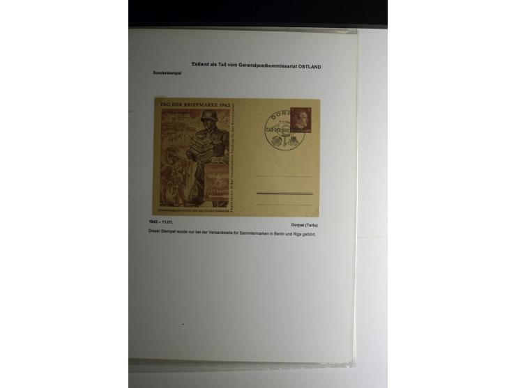 BESONDERHEITEN: 1942/44, kleine Sammlung dabei Benachrichtigungsformular, Briefbundzettel, drei Telefonrechnungen des Fernspr