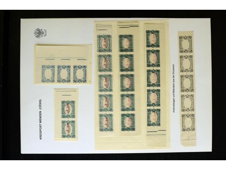 1862/1901, interessante ungebrauchte und gestempelte Sammlung ab Mi.-Nr. I, des Weiteren Mi.-Nr. 3 ungebraucht, Mi.-Nr. 7 mit