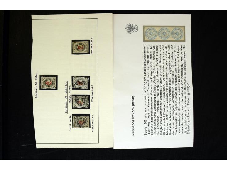 1862/1901, interessante ungebrauchte und gestempelte Sammlung ab Mi.-Nr. I, des Weiteren Mi.-Nr. 3 ungebraucht, Mi.-Nr. 7 mit