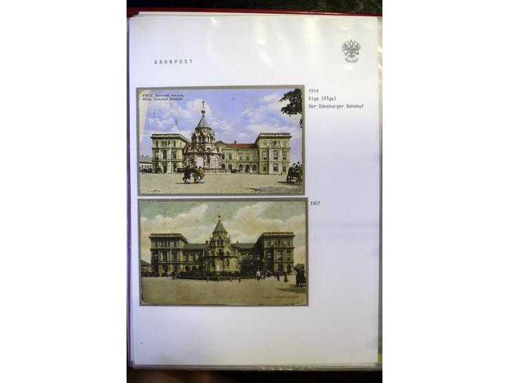 BAHNPOST: 1870/1914, sehr interessante Sammlung von über 110 Briefen und Karten, dabei viele verschiedene Strecken und Stempe
