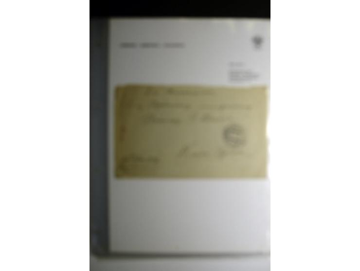 RUSSISCHE NORMSTEMPEL: AAHOF bis ELLEY: 1864/1916, über 80 Briefe, Einschreiben, Paketkarten und Ganzsachen, dabei bessere St