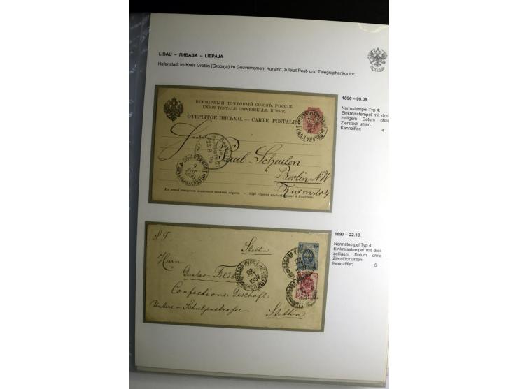 KALKUHNEN bis OGER: 1867/1917, über 150 Briefe, Einschreiben, Paketkarten, Streifbänder und Ganzsachen, dabei bessere Stempel