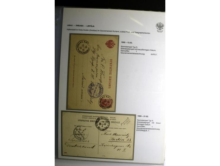 KALKUHNEN bis OGER: 1867/1917, über 150 Briefe, Einschreiben, Paketkarten, Streifbänder und Ganzsachen, dabei bessere Stempel