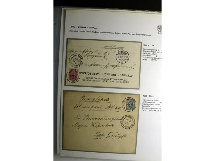 KALKUHNEN bis OGER: 1867/1917, über 150 Briefe, Einschreiben, Paketkarten, Streifbänder und Ganzsachen, dabei bessere Stempel