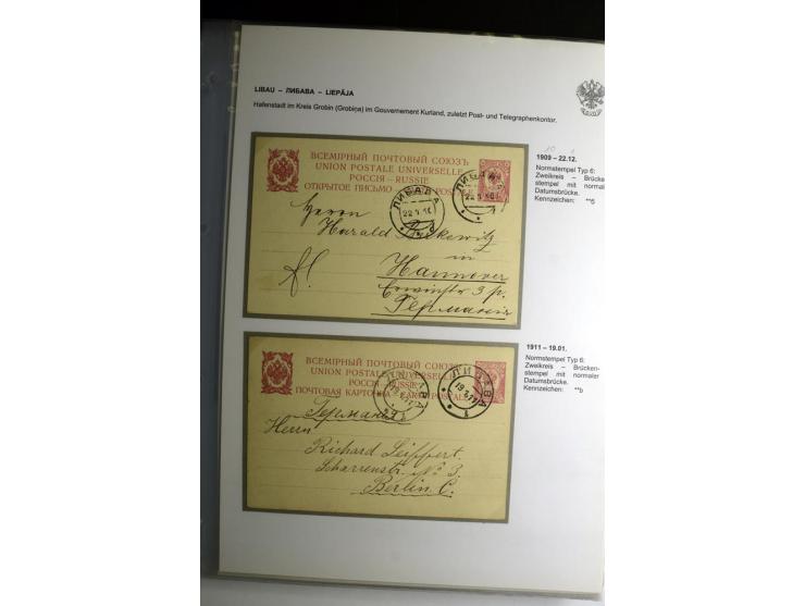 KALKUHNEN bis OGER: 1867/1917, über 150 Briefe, Einschreiben, Paketkarten, Streifbänder und Ganzsachen, dabei bessere Stempel