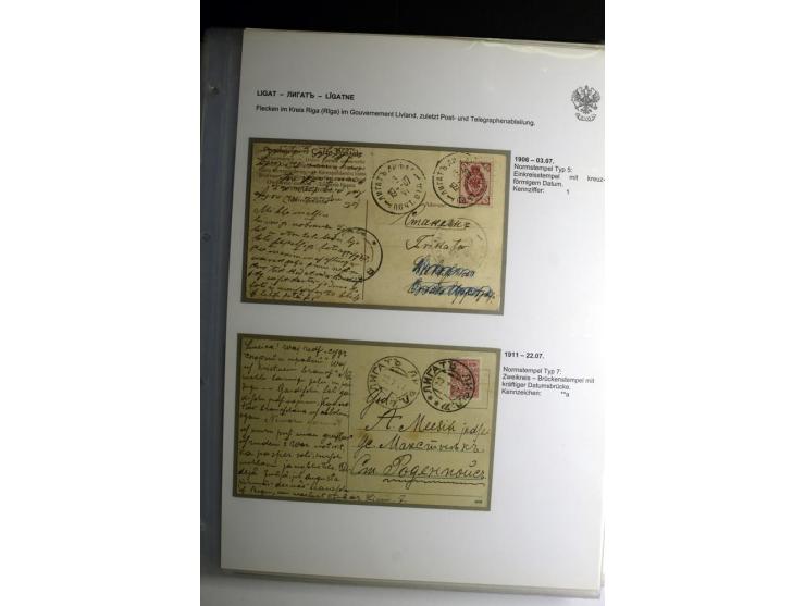 KALKUHNEN bis OGER: 1867/1917, über 150 Briefe, Einschreiben, Paketkarten, Streifbänder und Ganzsachen, dabei bessere Stempel